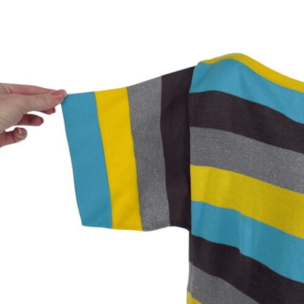Missoni Signature Striped Knit Mini Dress Multicolor Open Back Size 8 - Picture 3 of 10